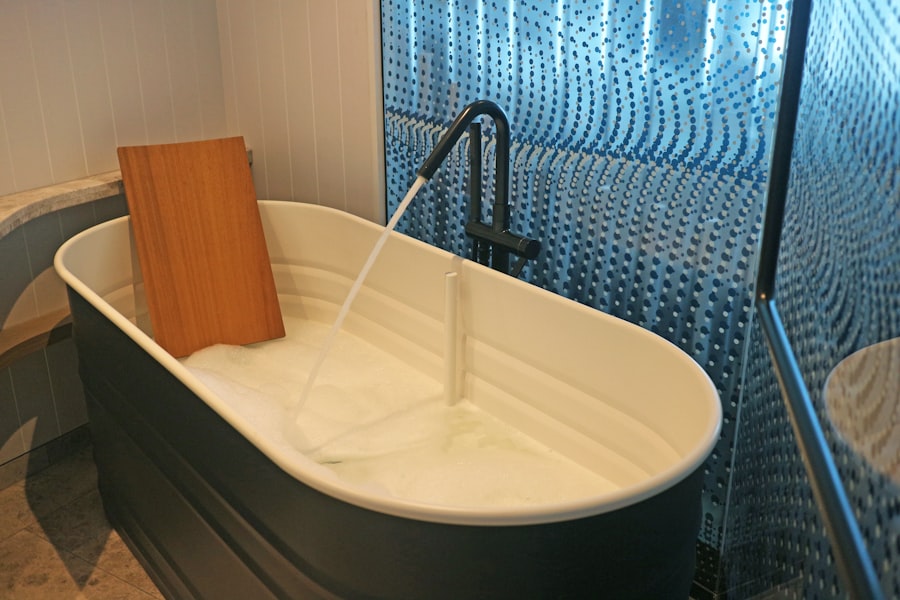 Photo Ice bath therapy
